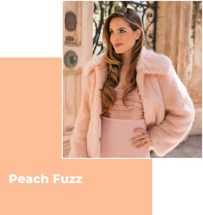 Новый фаворит – Peach Fuzz: кому идет и с чем носить?