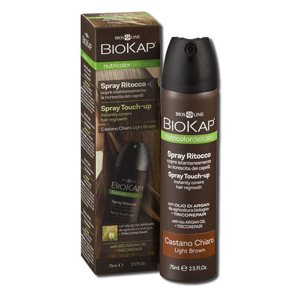 Оттеночный спрей для отросших корней волос палитра 4 цвета Biokap