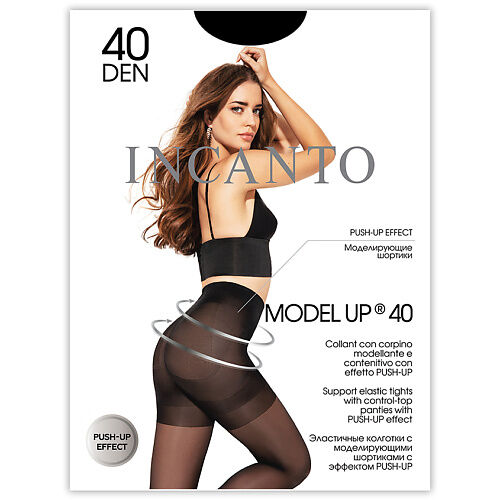 INCANTO Колготки женские Modep Up 40 den Nero