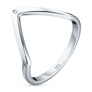 Кольцо из серебра с бриллиантом э0601кц02193800 ЭПЛ Даймонд э0601кц02193800