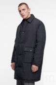Куртка-пальто длинная утепленная с отложным воротником befree
