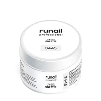 RUNAIL УФ-гель однофазный, белый 15 г RUNAIL