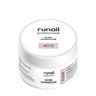 RUNAIL УФ-гель камуфлирующий, холодный нюд 15 г RUNAIL