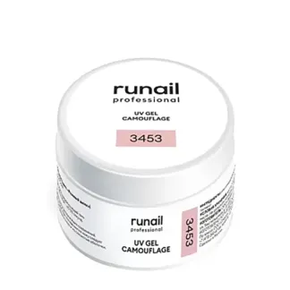 RUNAIL УФ-гель камуфлирующий, розовый шелк 15 г RUNAIL