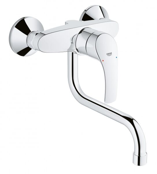 Смеситель для кухни GROHE Eurosmart new 31391 002 (31391002) хром фото 1