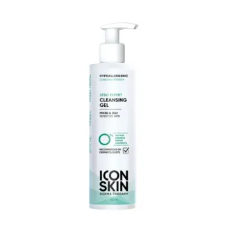 ICON SKIN Гель для умывания для комбинированной и жирной кожи / Sebo Expert