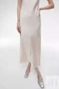 Легкое платье-комбинация бежевое YouStore