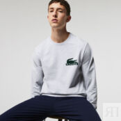 Мужская толстовка Lacoste из хлопкового флиса фото 3