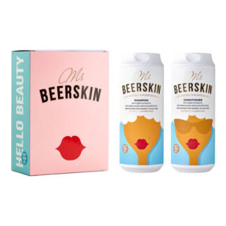 Подарочный набор для нормальных и жирных волос BEERSKIN