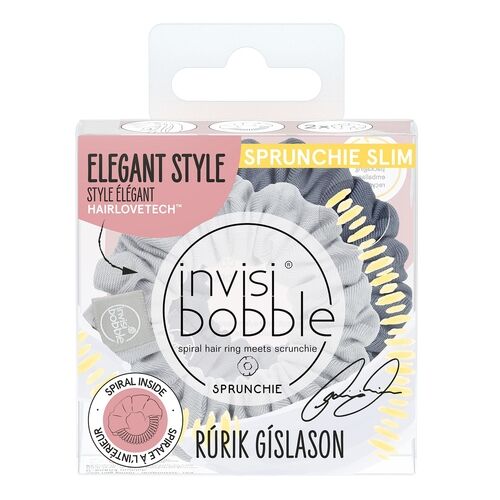 Sprunchie Slim Feelin Greyt Резинка-браслет для волос Invisibobble