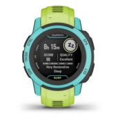 Умные часы Garmin Instinct 2S Surf Waikiki, голубой/салатовый 010-02563-02 фото 5