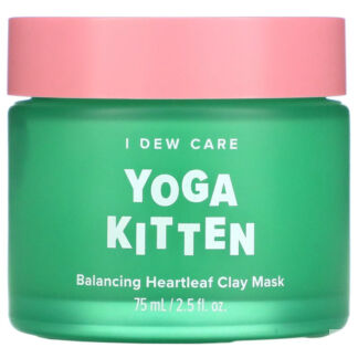 Глиняная маска I Dew Care Yoga Kitten с баданом для восстановления баланса