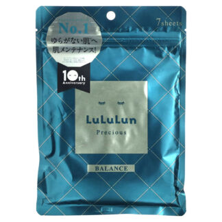 Тканевая маска Lululun Precious Balance Beauty Sheet Mask зеленая 4KS 7 шт.