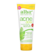 Alba Botanica, Acne Dote, скраб для лица и тела, не содержит масла, 227 г (