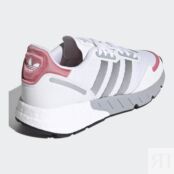 Кроссовки Adidas Originals Zx 1K Boost , footwear white/silver metallic/haz AD111A1FL-A11 фото 4