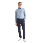 Рубашка H&M Slim Fit Easy Iron, голубой 0976709008 фото 2