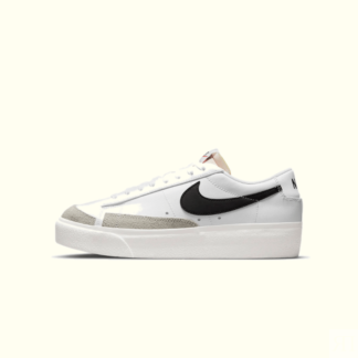 Кеды Nike Blazer Low Platform, белый/черный