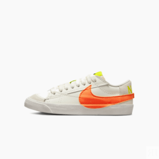 Кеды Nike Blazer Blazer Low '77 Jumbo, белый/оранжевый