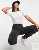 Белое боди-футболка скинни ASOS DESIGN Tall 116005692 фото 4