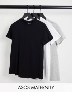 Футболка ASOS DESIGN Maternity Ultimate с круглым вырезом из смесового хлоп