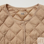 Жилет стеганный Uniqlo, бежевый 457189 | BEIGE COL32 фото 5