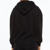 Толстовка H&M Oversized Zip-through, черный 1139538001 | Black фото 4