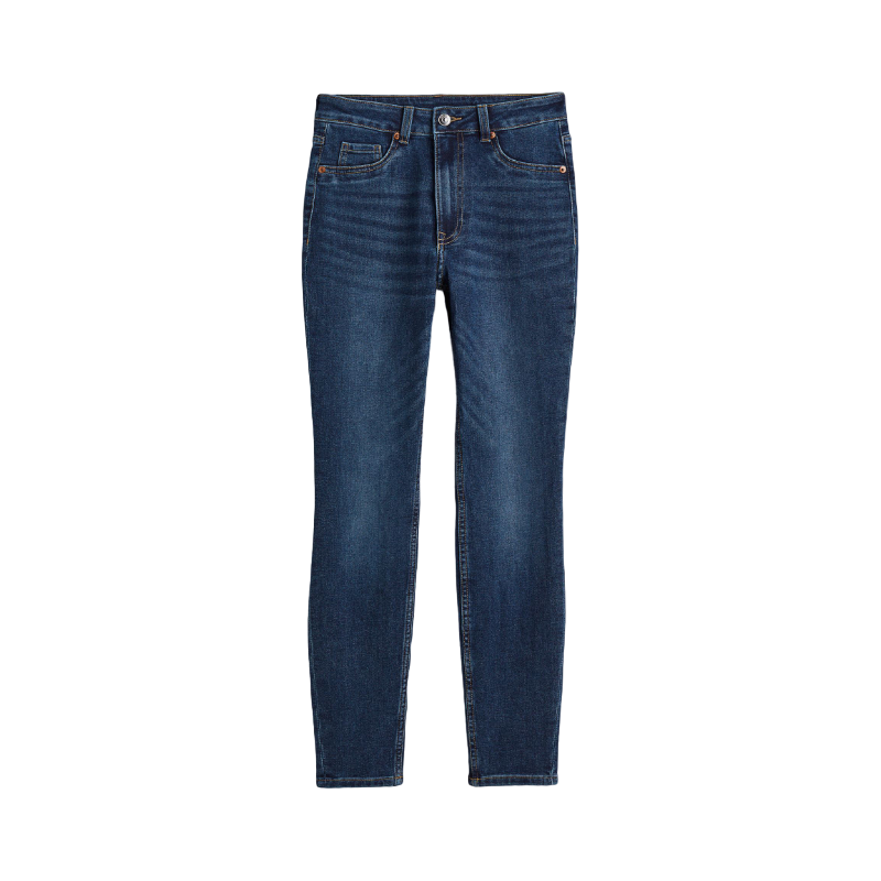 Джинсы H&M Skinny High, синий 66335 | Niebieski denim фото 1