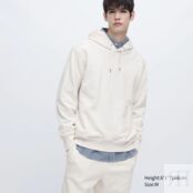 Толстовка Uniqlo Hoodie, желтовато-белый 444967 | Off White COL01 фото 2