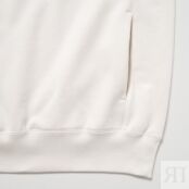 Толстовка Uniqlo Hoodie, желтовато-белый 444967 | Off White COL01 фото 5