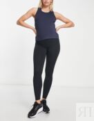 Черные леггинсы для йоги ASOS 4505 Maternity icon 121109700 фото 4