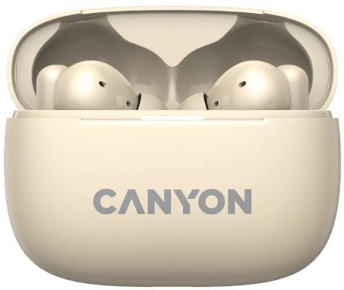 Наушники беспроводные Canyon TWS-10 BT, 20Hz-20kHz, цвет бежевый CNS-TWS10BG фото 1