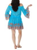 Мини-платье с открытыми плечами Ranee's Sky blue