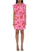 Мини-платье Alexia Admor с запахом maia, розовый 18233002 | PINK FLORAL фото 1