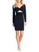 Облегающее платье jade с вырезом Dress The Population Black 16566181 | BLACK фото 1