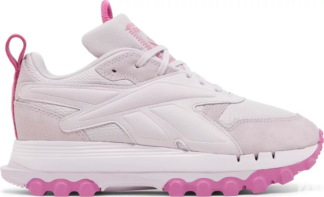 Кроссовки cardi b x wmns classic leather v2 'quartz glow ultraberry' Reebok