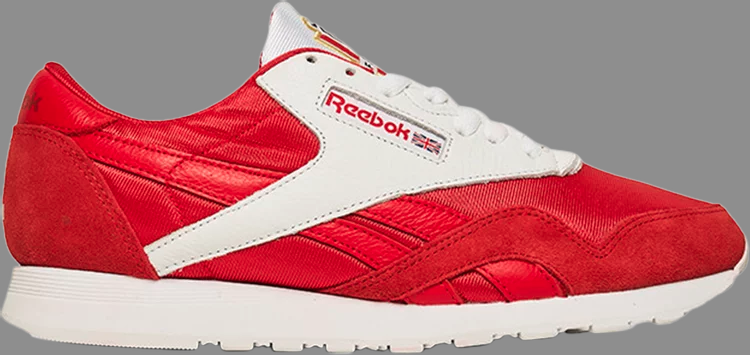 Кроссовки 24 kilates x classic nylon 'f.c.v.k' Reebok, красный CN7537 | red фото 1