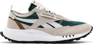 Кроссовки classic leather legacy 'stucco midnight pine' Reebok, коричневый