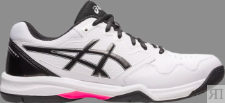 Кроссовки gel dedicate 7 'white black pink' Asics, белый