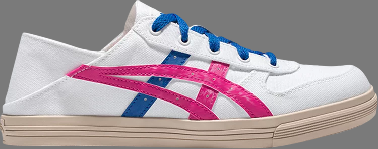 Кроссовки aaron slip-on 'white pink blue' Asics, белый 1203A234 100 | white фото 1