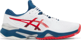 Кроссовки court ff 2 novak 'white mako blue' Asics, белый