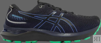 Кроссовки gel cumulus 24 gore-tex 'black blue coast' Asics, черный