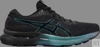 Кроссовки gel nimbus 24 platinum 'black iridescent' Asics, черный