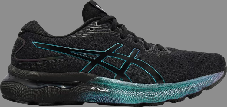 Кроссовки gel nimbus 24 platinum 'black iridescent' Asics, черный 000765 | black фото 1