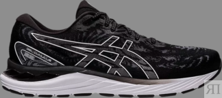 Кроссовки gel cumulus 23 4e wide 'black white' Asics, черный