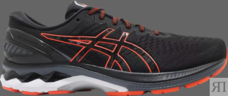 Кроссовки gel kayano 27 2e wide 'black marigold orange' Asics, черный