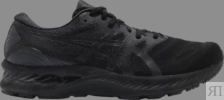 Кроссовки gel nimbus 23 4e wide 'triple black' Asics, черный