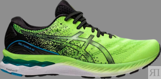 Кроссовки gel nimbus 23 'hazard green black' Asics, зеленый