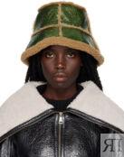 Зеленая шляпа-ведро The Laminated Jean Paul Gaultier