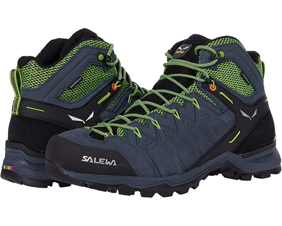 Кроссовки Alp Mate Mid Wp SALEWA, синий 9462884 | Ombre Blue/Pale Frog фото 1