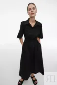 Черное платье макси YouStore